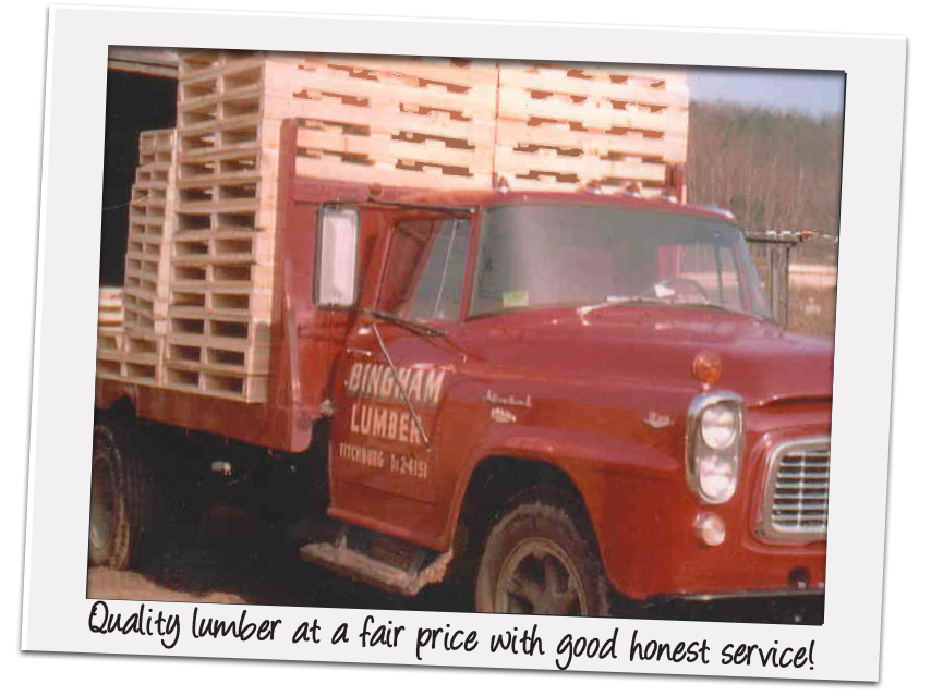 Old Lumber Truck - Vintage image - Bingham Lumber